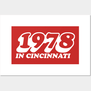 1978 in Cincinnati (Red Variant) Posters and Art